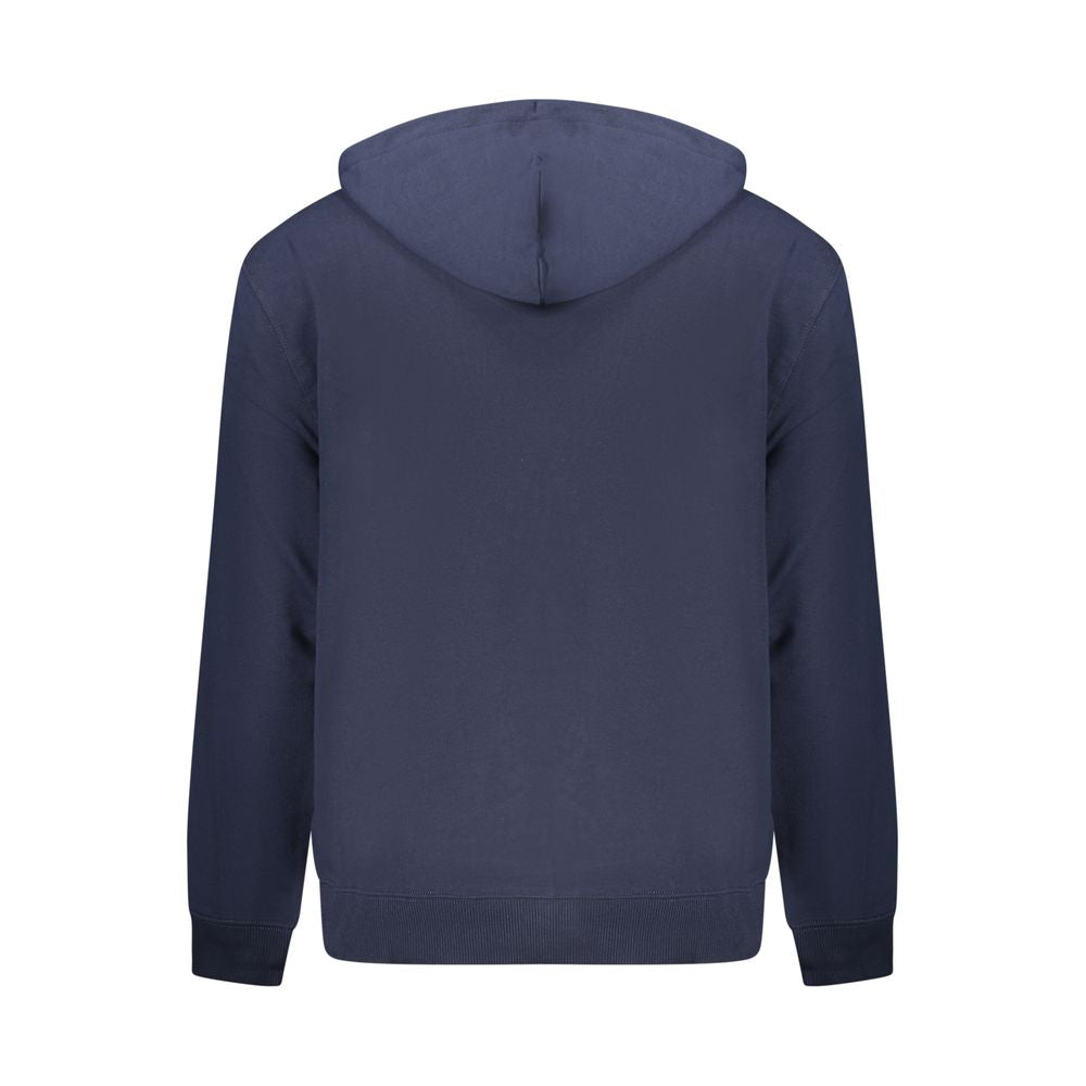 Felpa da uomo in cotone blu Calvin Klein