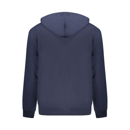 Felpa da uomo in cotone blu Calvin Klein