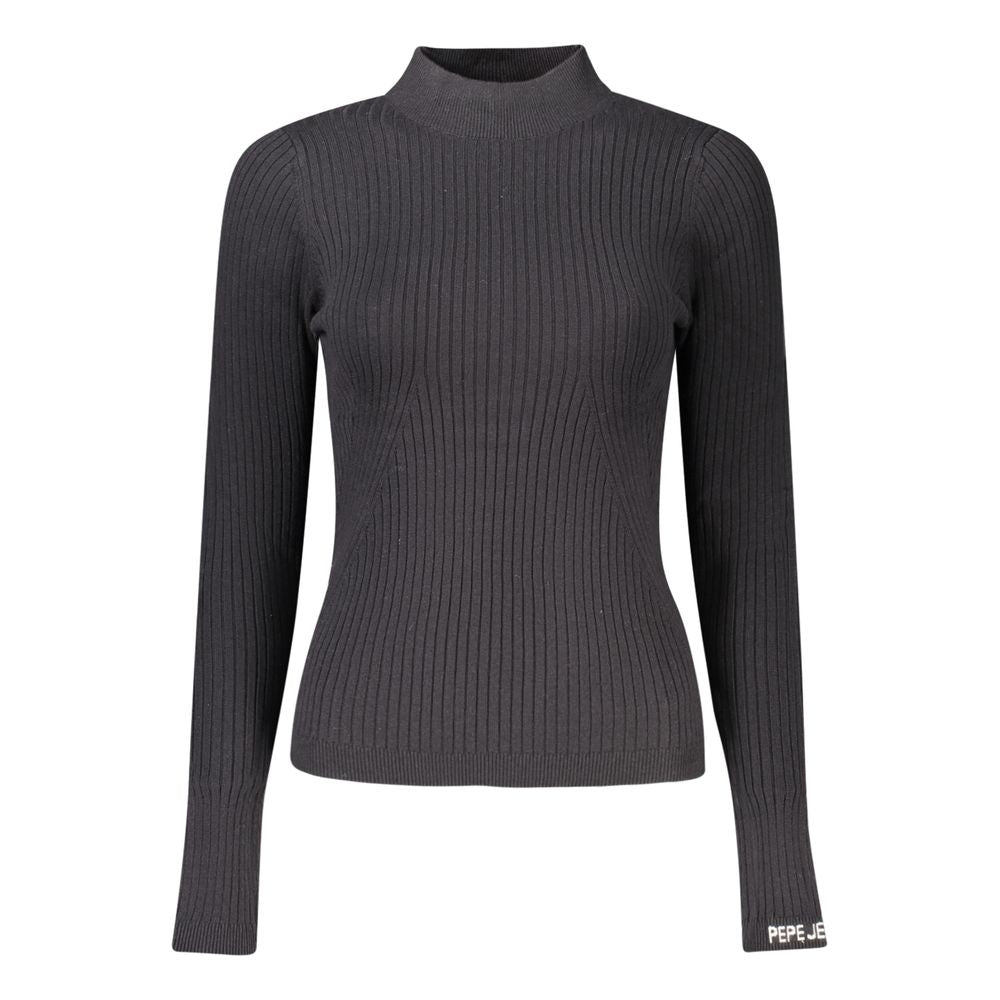 Maglione da donna in cotone nero Pepe Jeans