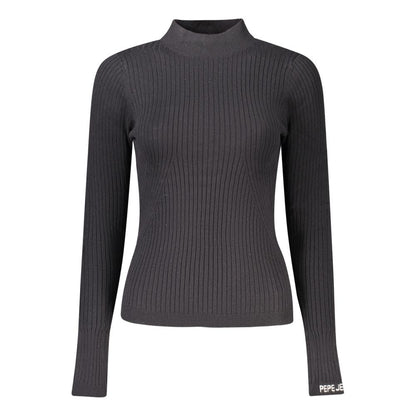 Maglione da donna in cotone nero Pepe Jeans