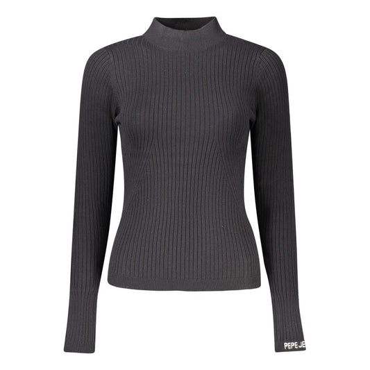 Maglione da donna in cotone nero Pepe Jeans