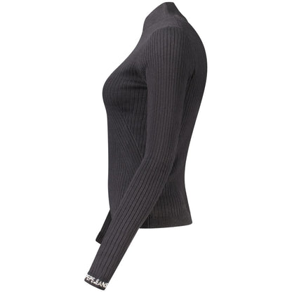 Maglione da donna in cotone nero Pepe Jeans