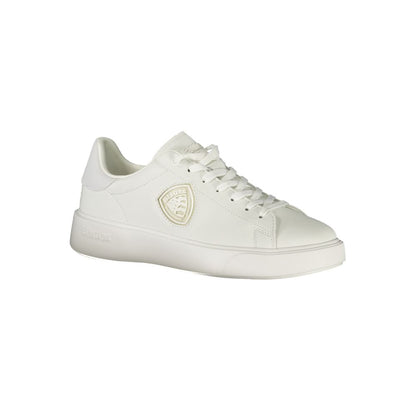 Sneaker Blauer Bianco Poliestere da Uomo
