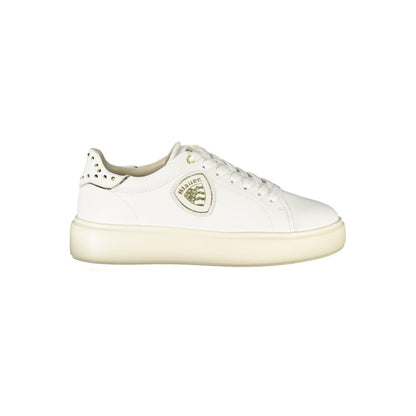 Sneaker da donna Blauer Bianco Poliuretano