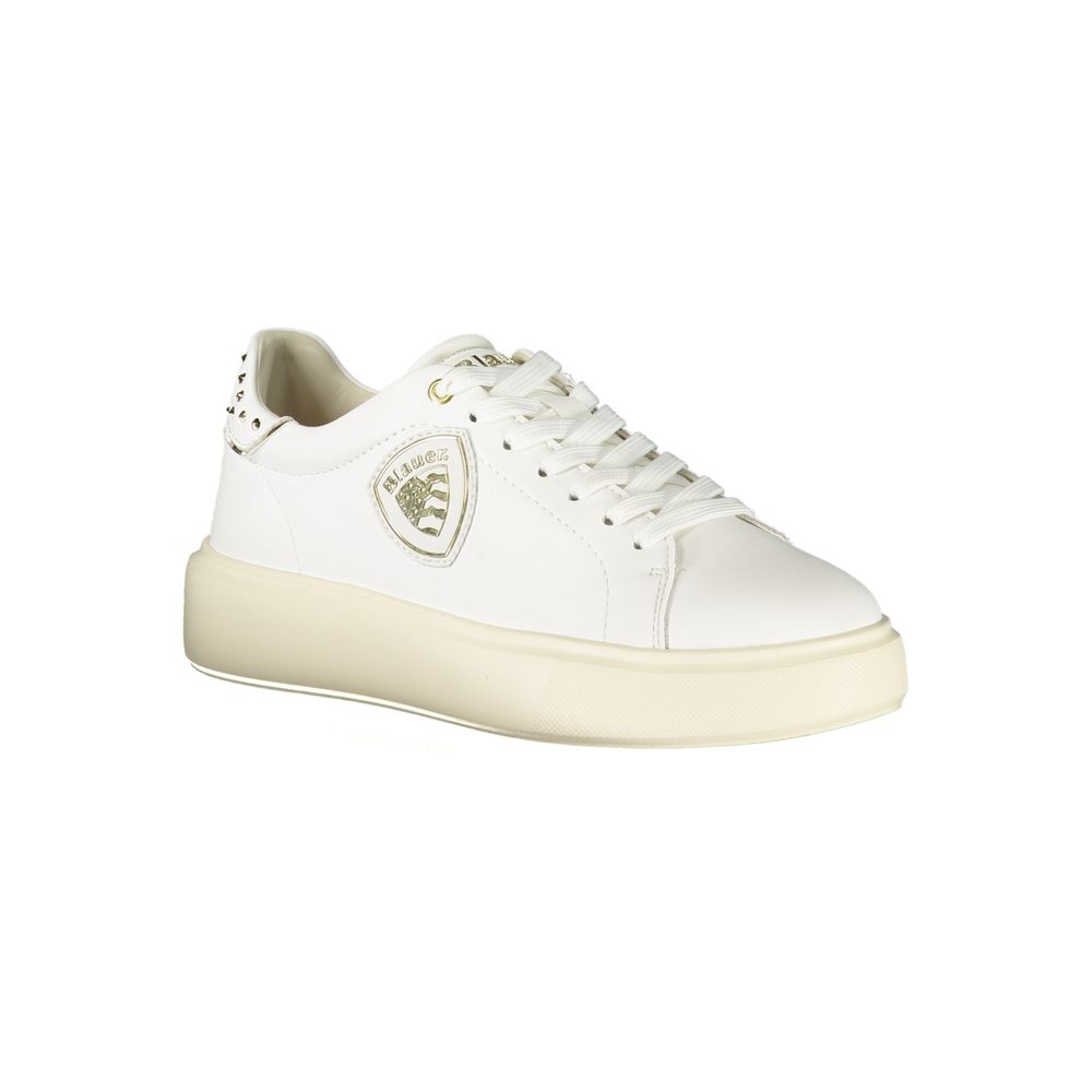 Sneaker da donna Blauer Bianco Poliuretano