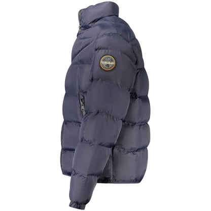 Napapijri Blu Poliammide Veste Homme