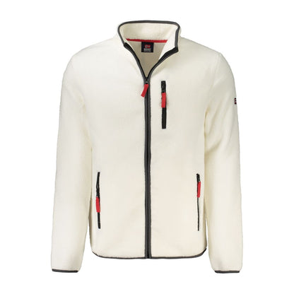 Norvège 1963 Polyester Blanc Homme Sweat-shirt