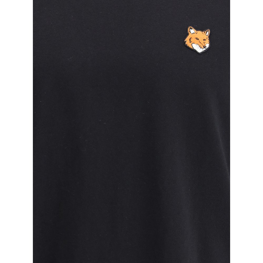 T-shirt Maison Kitsuné in cotone nero