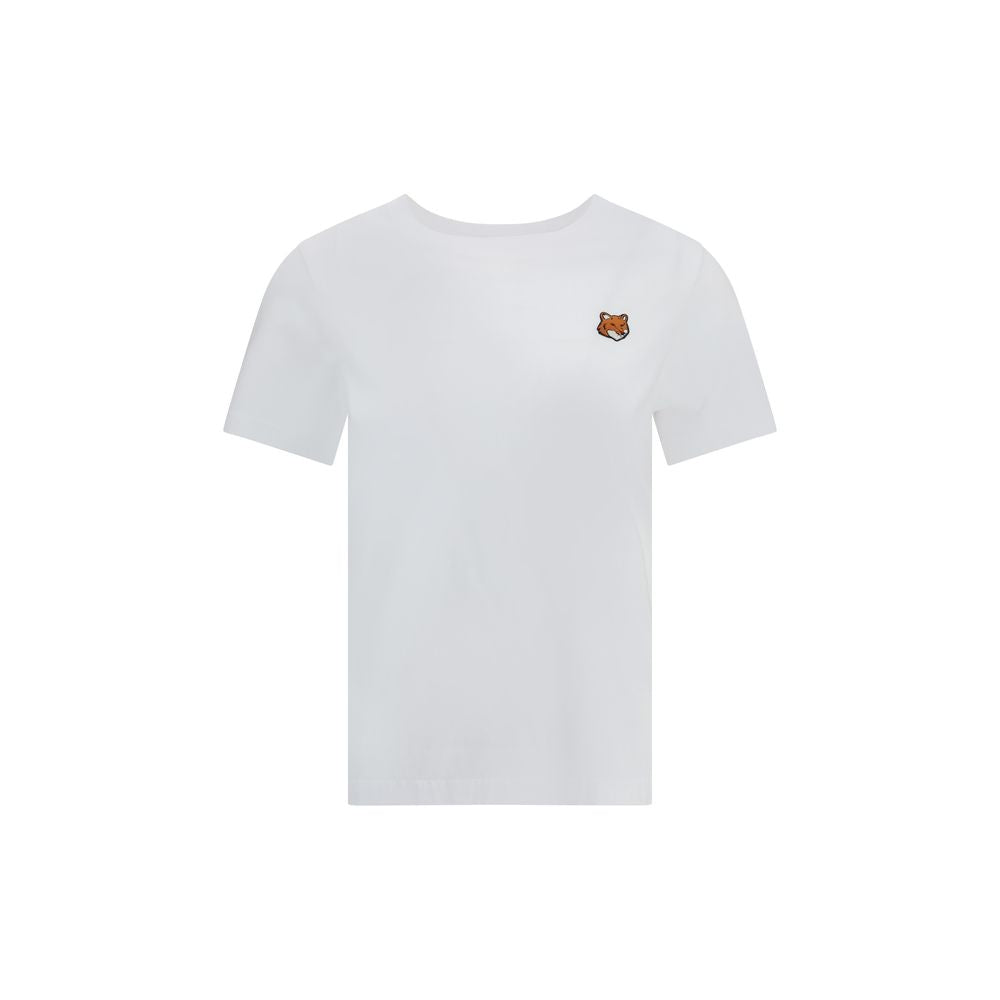 T-shirt en coton blanc Maison Kitsuné