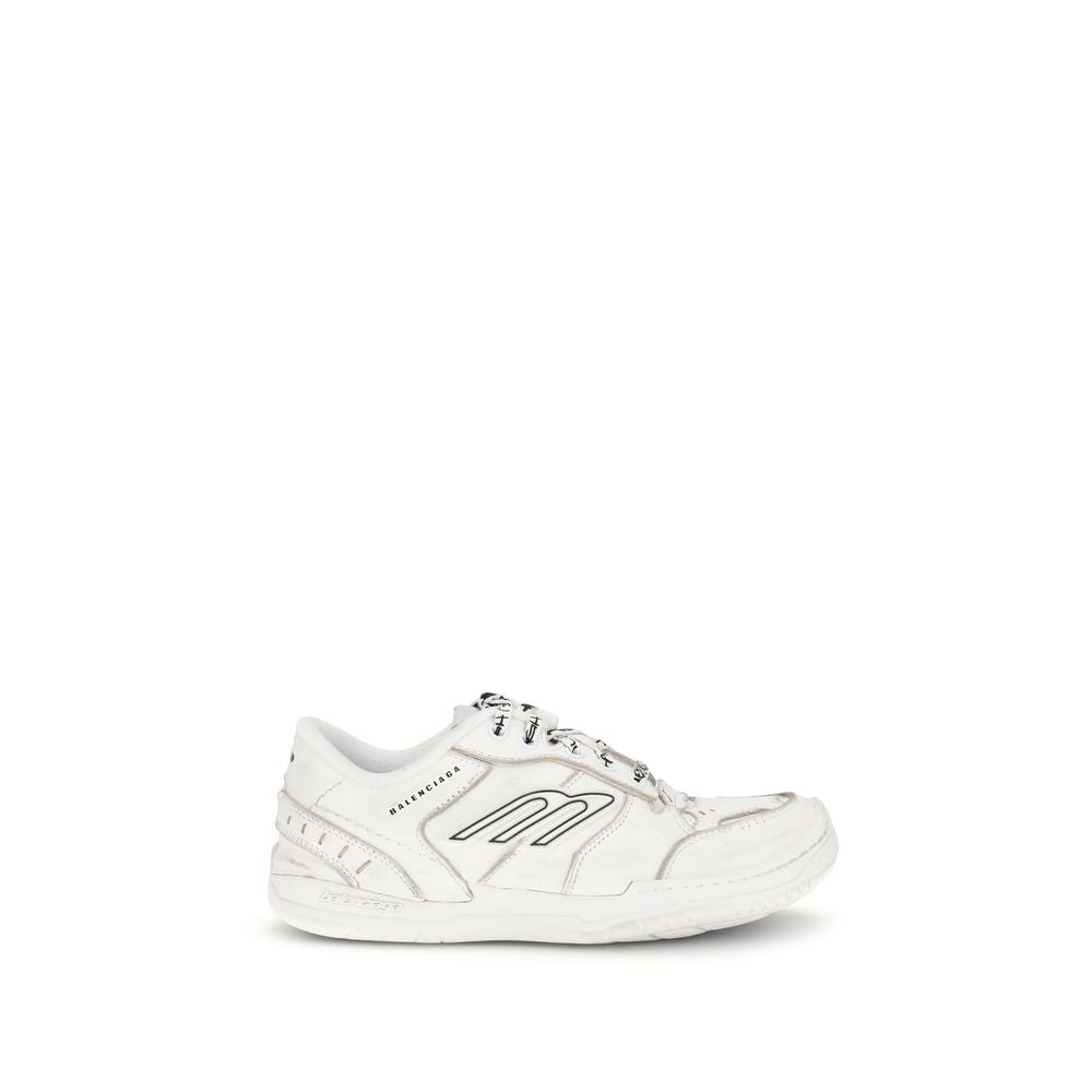 Baskets Balenciaga Bos Taurus en cuir de veau blanc