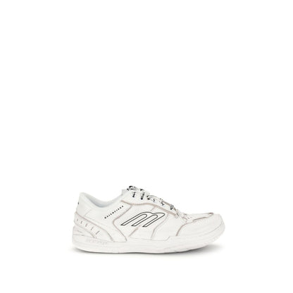 Baskets Balenciaga Bos Taurus en cuir de veau blanc