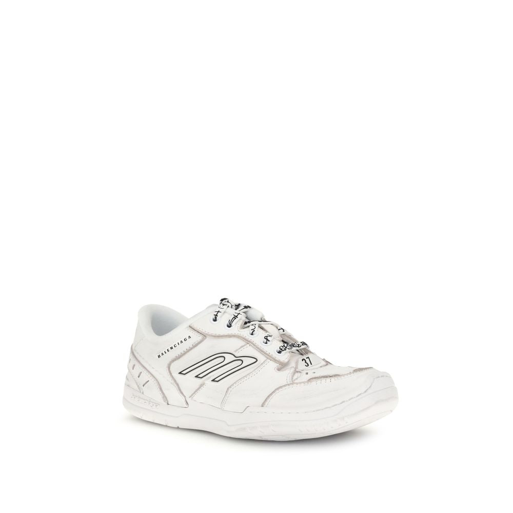Baskets Balenciaga Bos Taurus en cuir de veau blanc