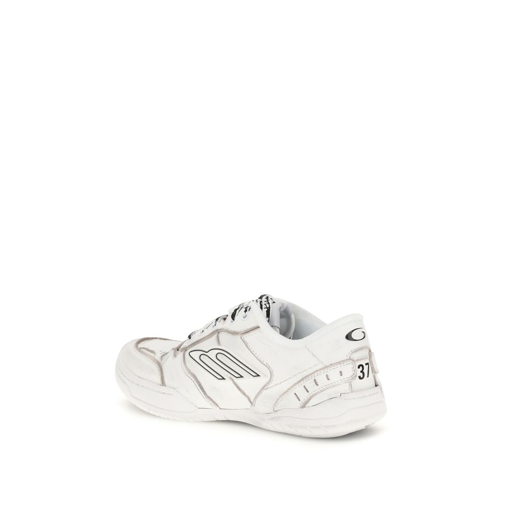 Baskets Balenciaga Bos Taurus en cuir de veau blanc