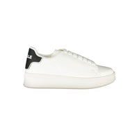 Gaelle Paris Bianco Poliuretano Sneakers Uomo