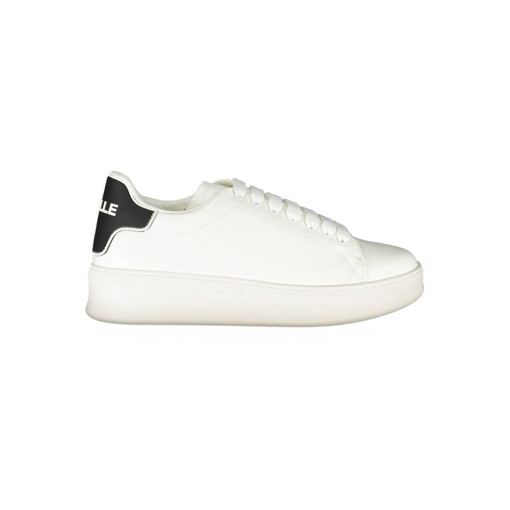 Baskets homme Gaelle Paris Bianco Poliuretano