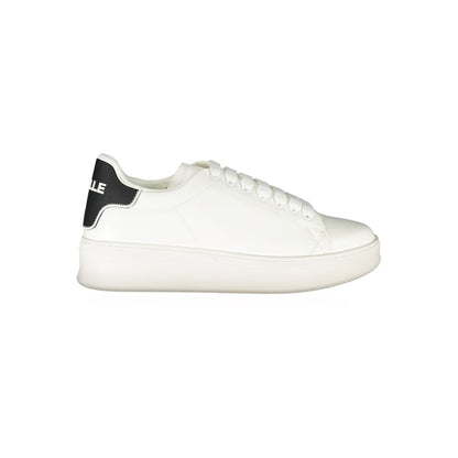 Gaelle Paris Bianco Poliuretano Sneakers Uomo