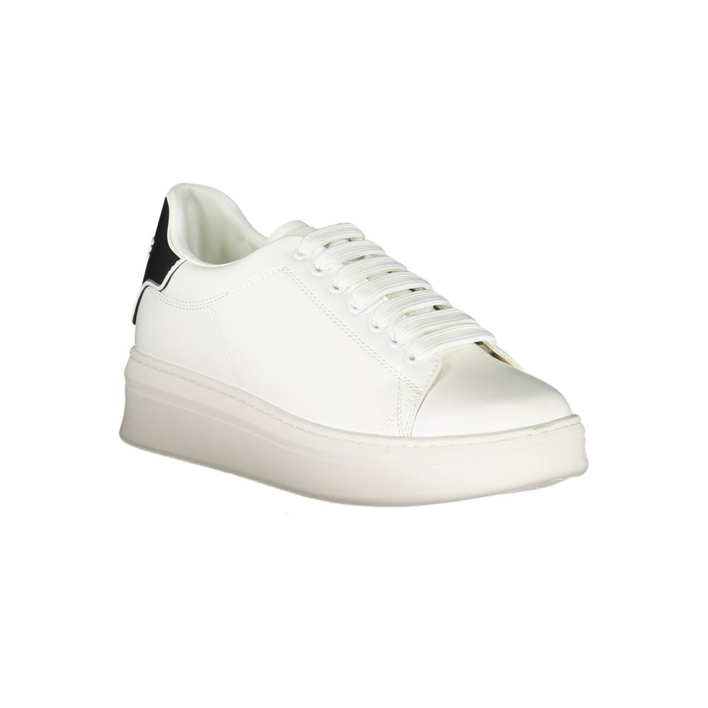 Baskets homme Gaelle Paris Bianco Poliuretano
