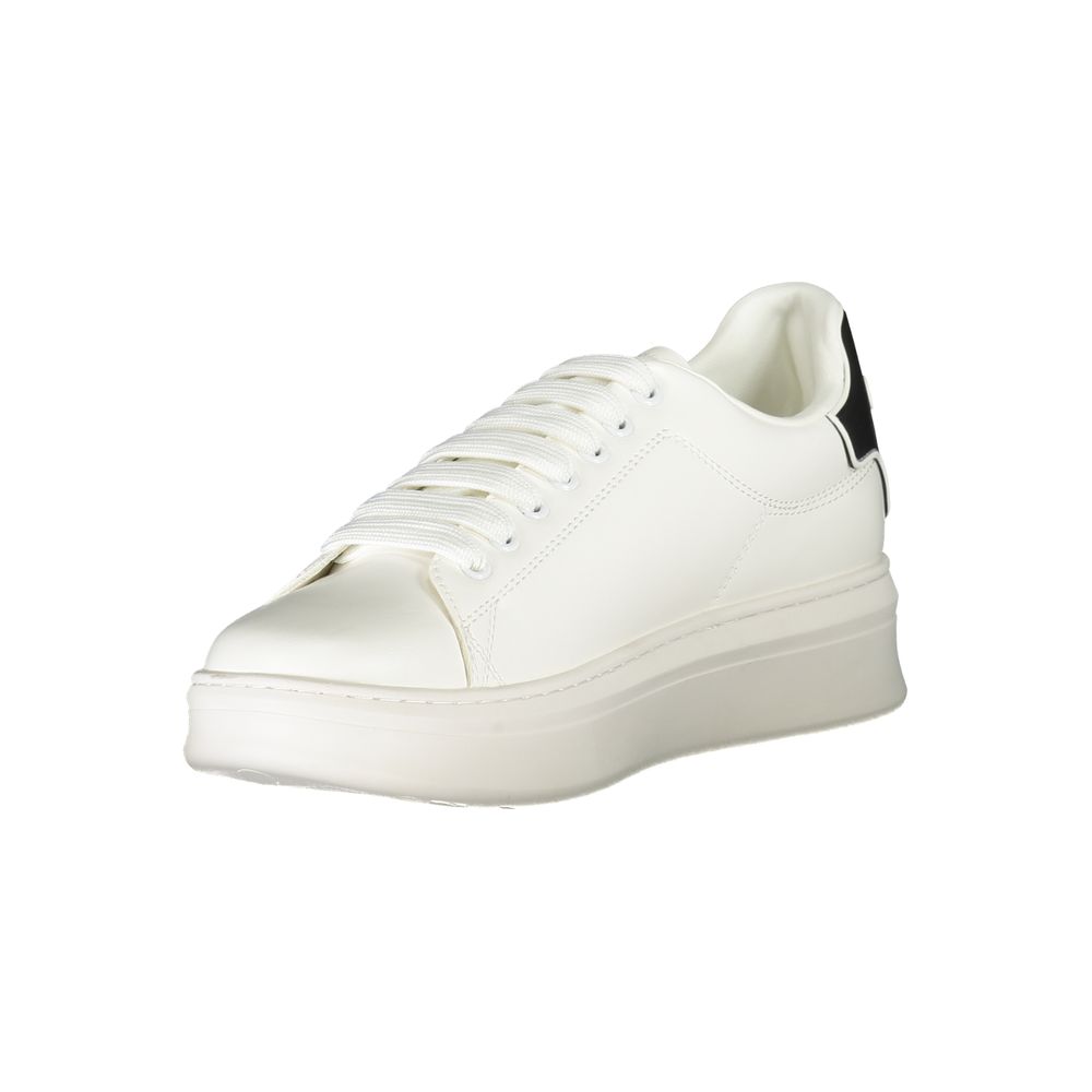 Baskets homme Gaelle Paris Bianco Poliuretano
