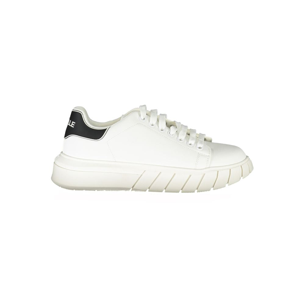 Baskets homme Gaelle Paris Bianco en polyuréthane