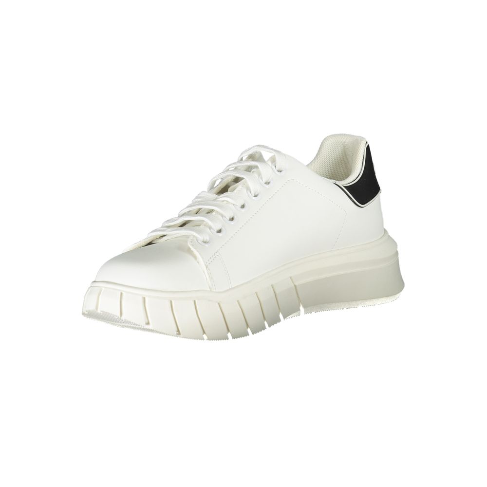 Baskets homme Gaelle Paris Bianco en polyuréthane
