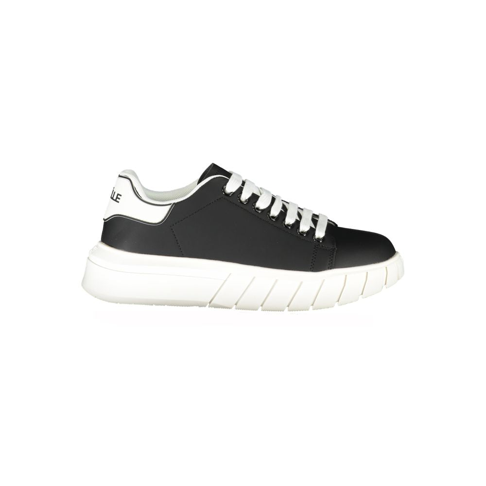 Baskets homme Gaelle Paris en polyuréthane noir