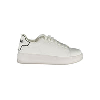 Gaelle Paris Bianco Poliuretano Sneakers Uomo
