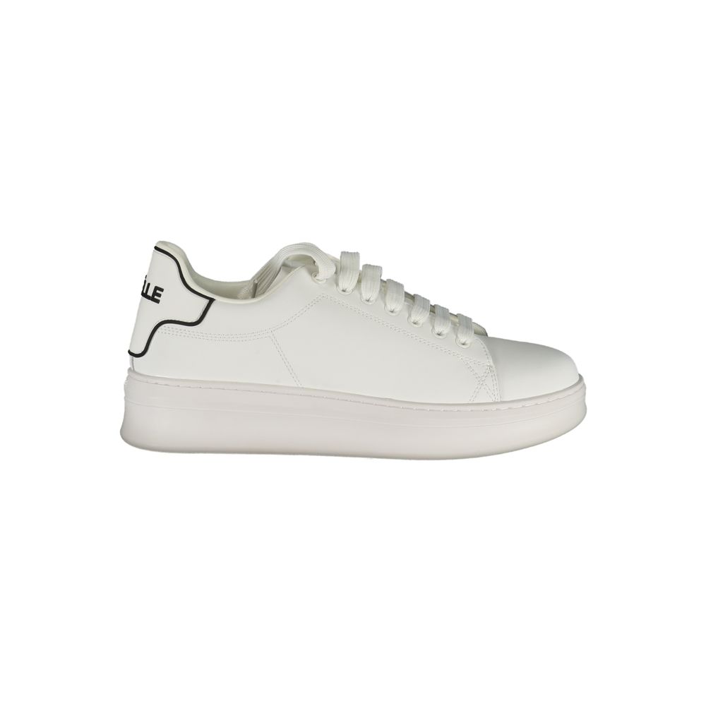 Baskets homme Gaelle Paris Bianco Poliuretano
