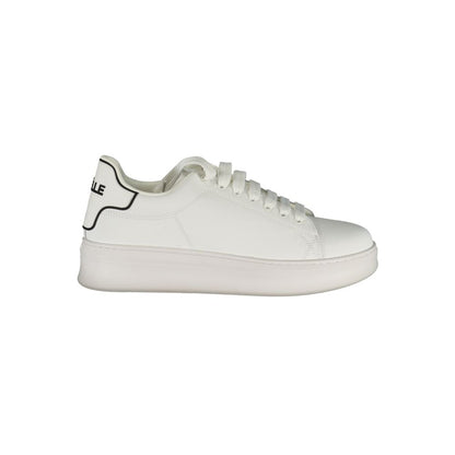 Gaelle Paris Bianco Poliuretano Sneakers Uomo
