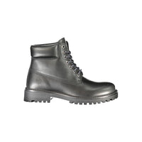 Stivale da uomo in pelle nera Lumberjack