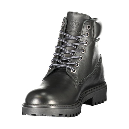 Stivale da uomo in pelle nera Lumberjack