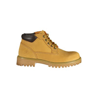 Sneaker da uomo in pelle gialla Lumberjack