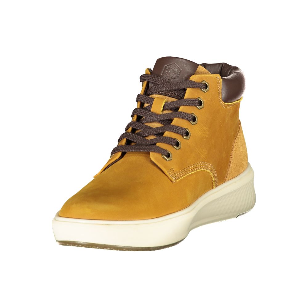 Baskets homme en polyuréthane jaune bûcheron