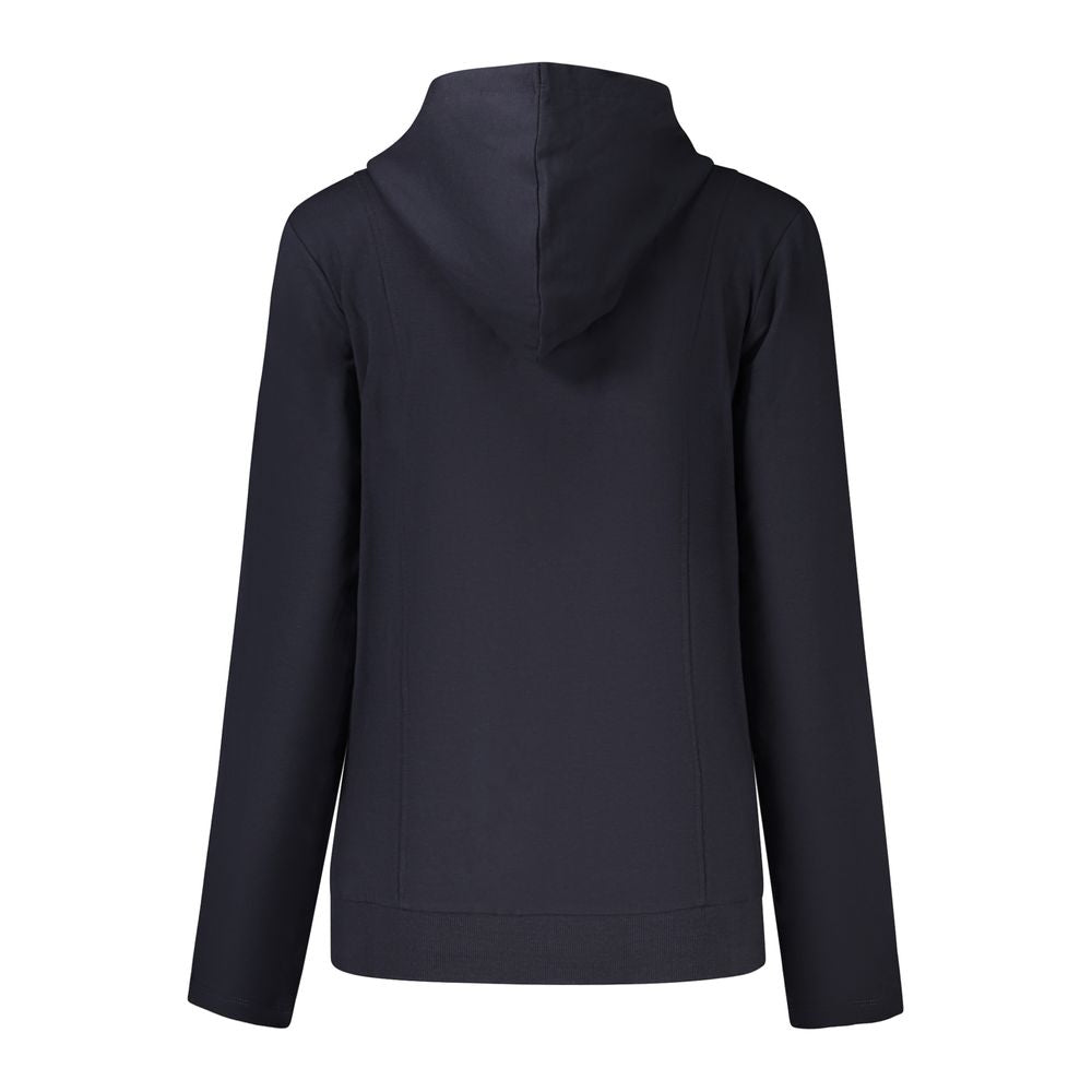 Felpa da donna in cotone blu Freddy