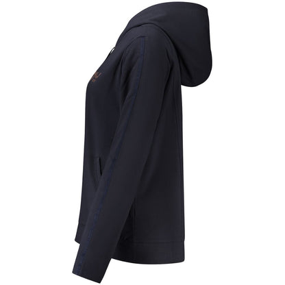 Felpa da donna in cotone blu Freddy