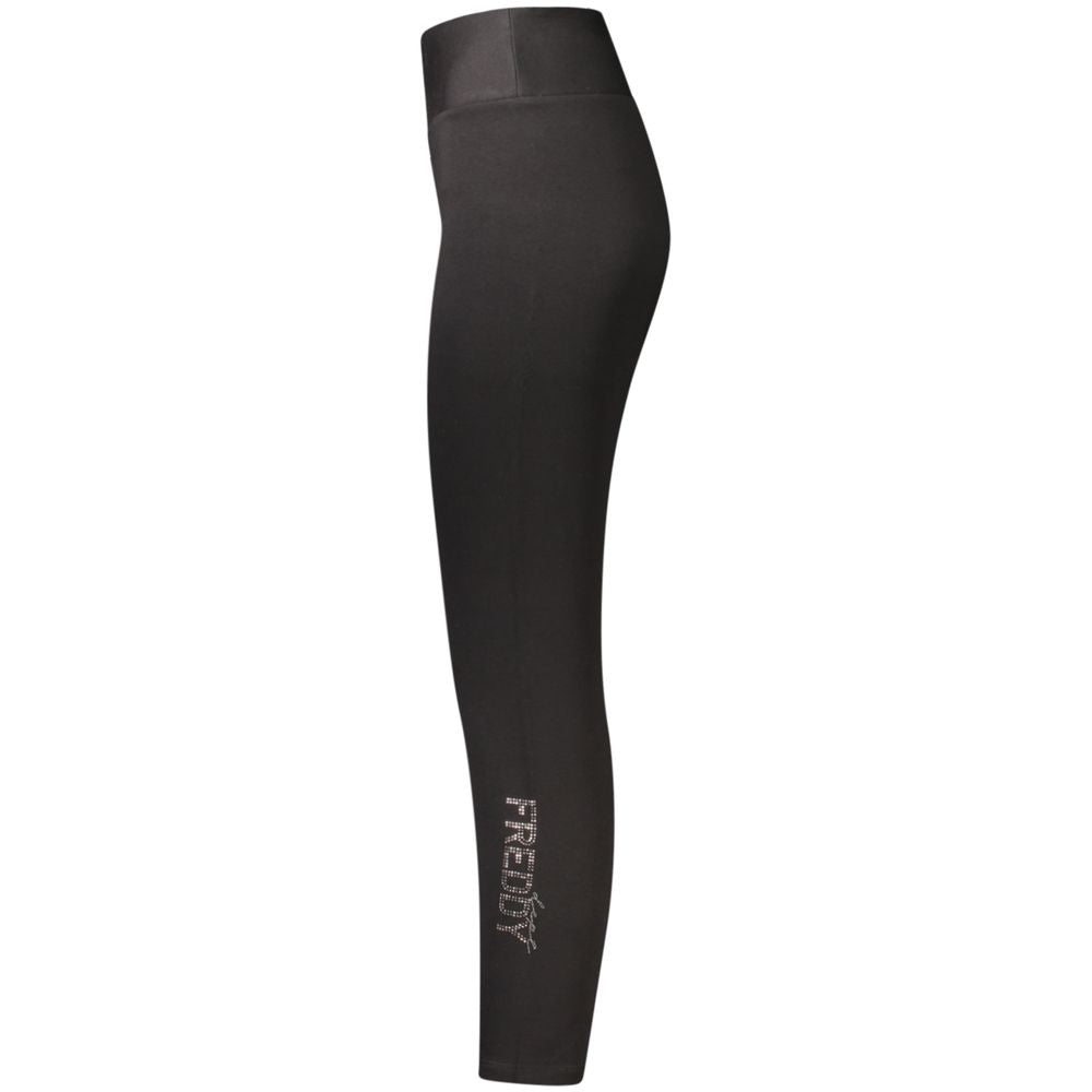 Pantaloni da donna in cotone Freddy Nero