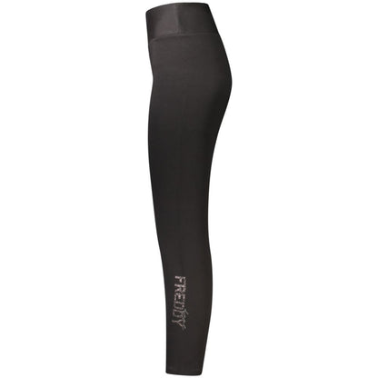 Pantaloni da donna in cotone Freddy Nero