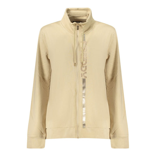 Felpa da donna in cotone beige Freddy