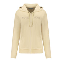 Sweat-shirt Freddy beige en coton pour femme