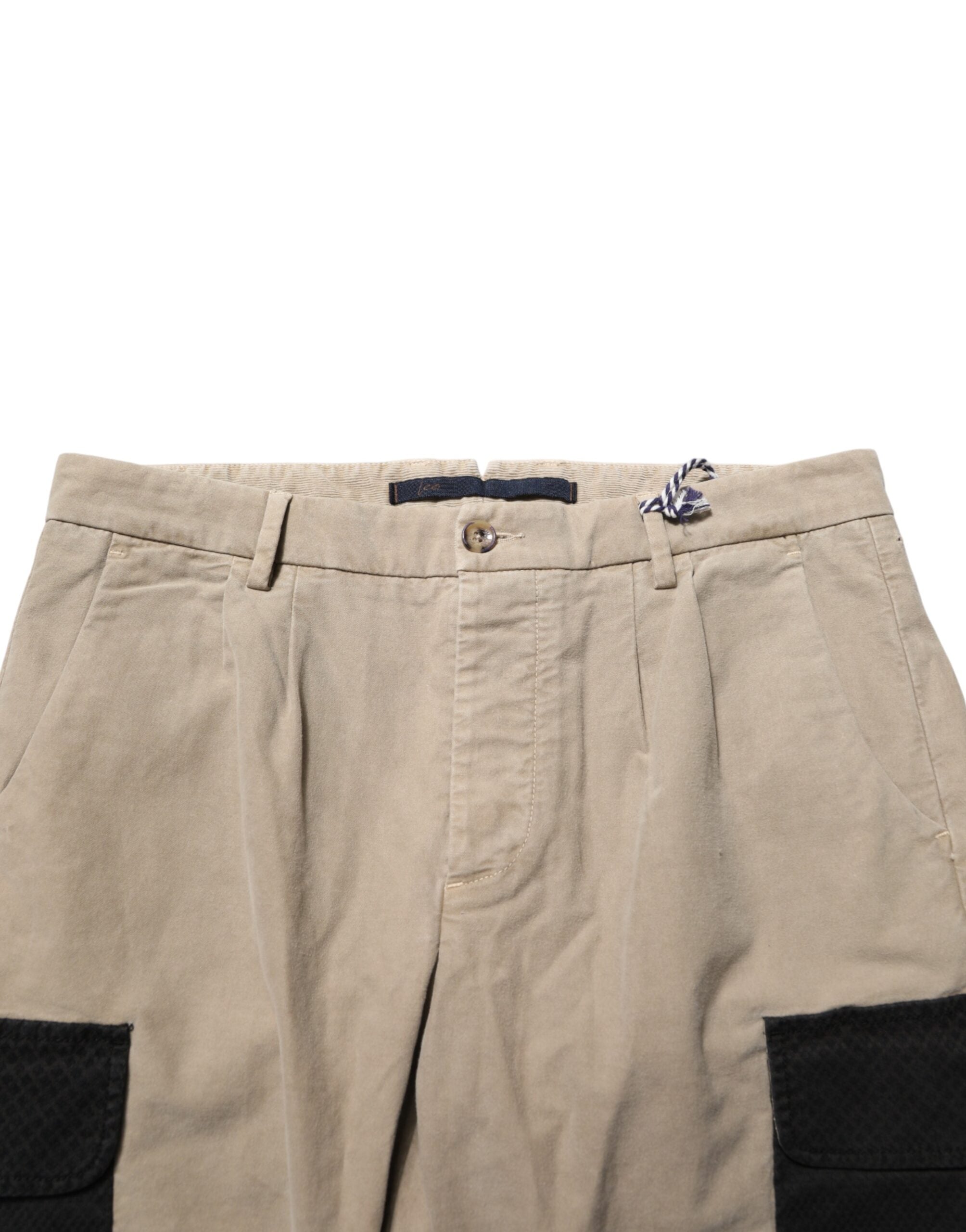 Pantalon chino cargo skinny taille mi-haute beige AT.P.CO pour homme