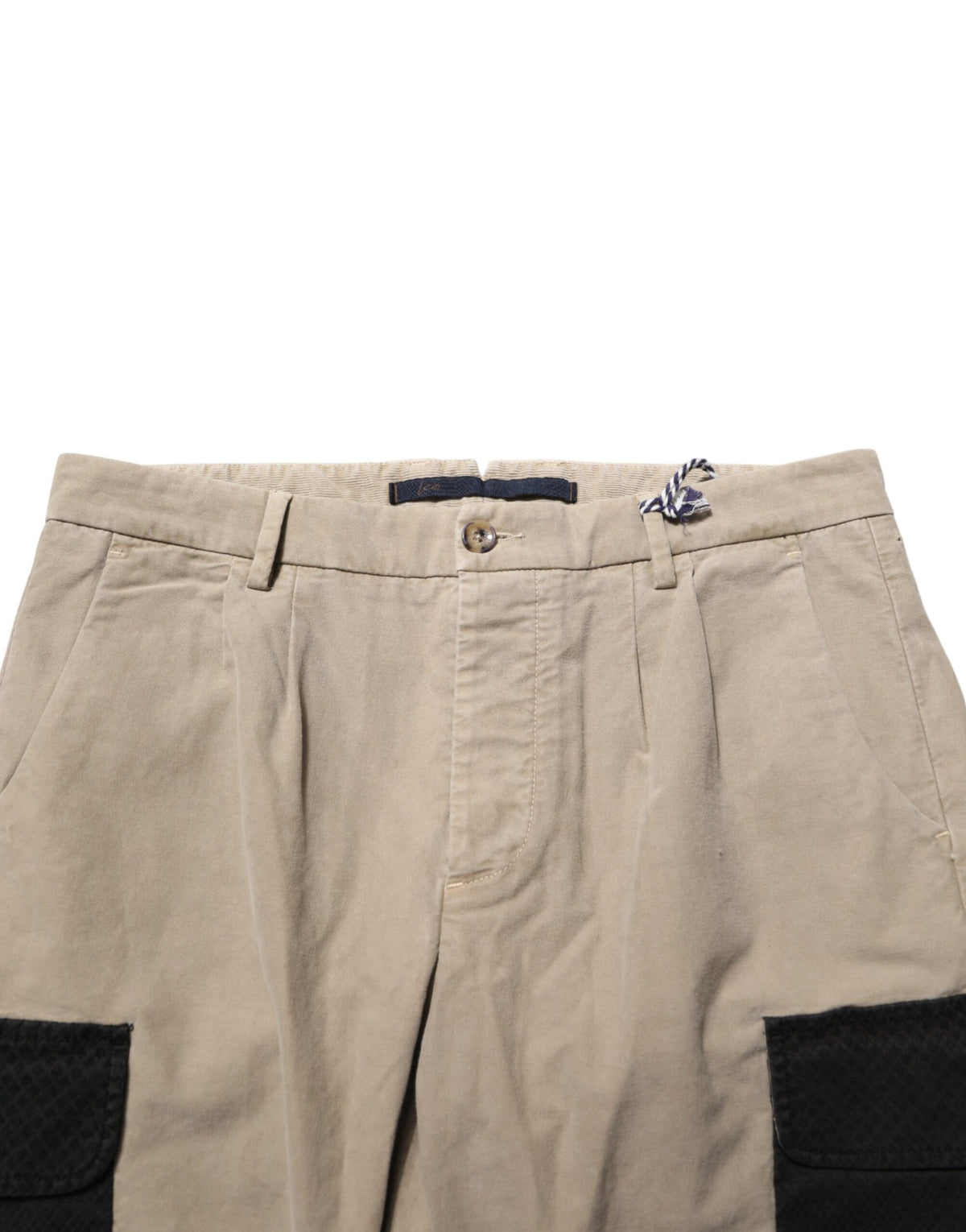 Pantalon chino cargo skinny taille mi-haute beige AT.P.CO pour homme