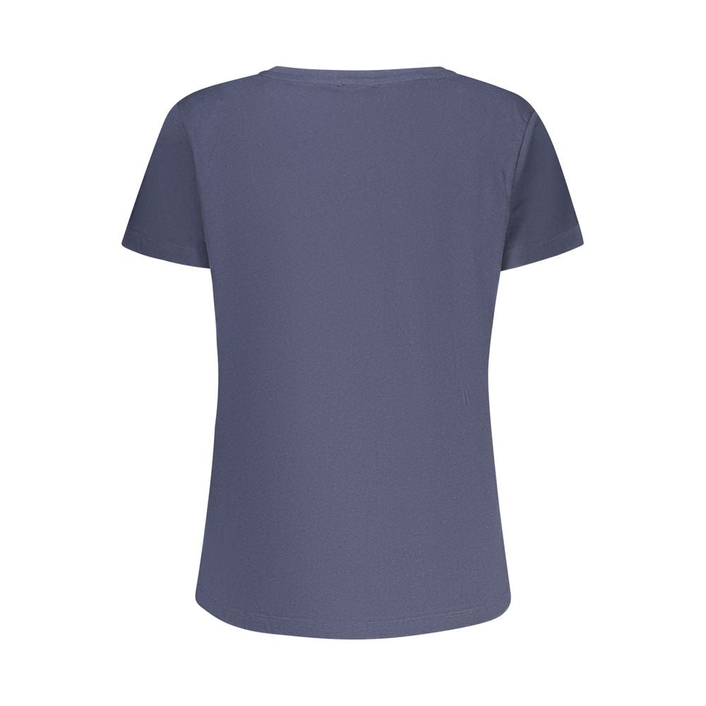 T-shirt Freddy «Blu Cotton pour femme avec détails en strass»