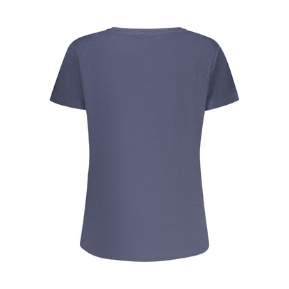 T-shirt Freddy «Blu Cotton pour femme avec détails en strass»