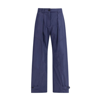 Pantaloni casual PINKO in poliestere blu