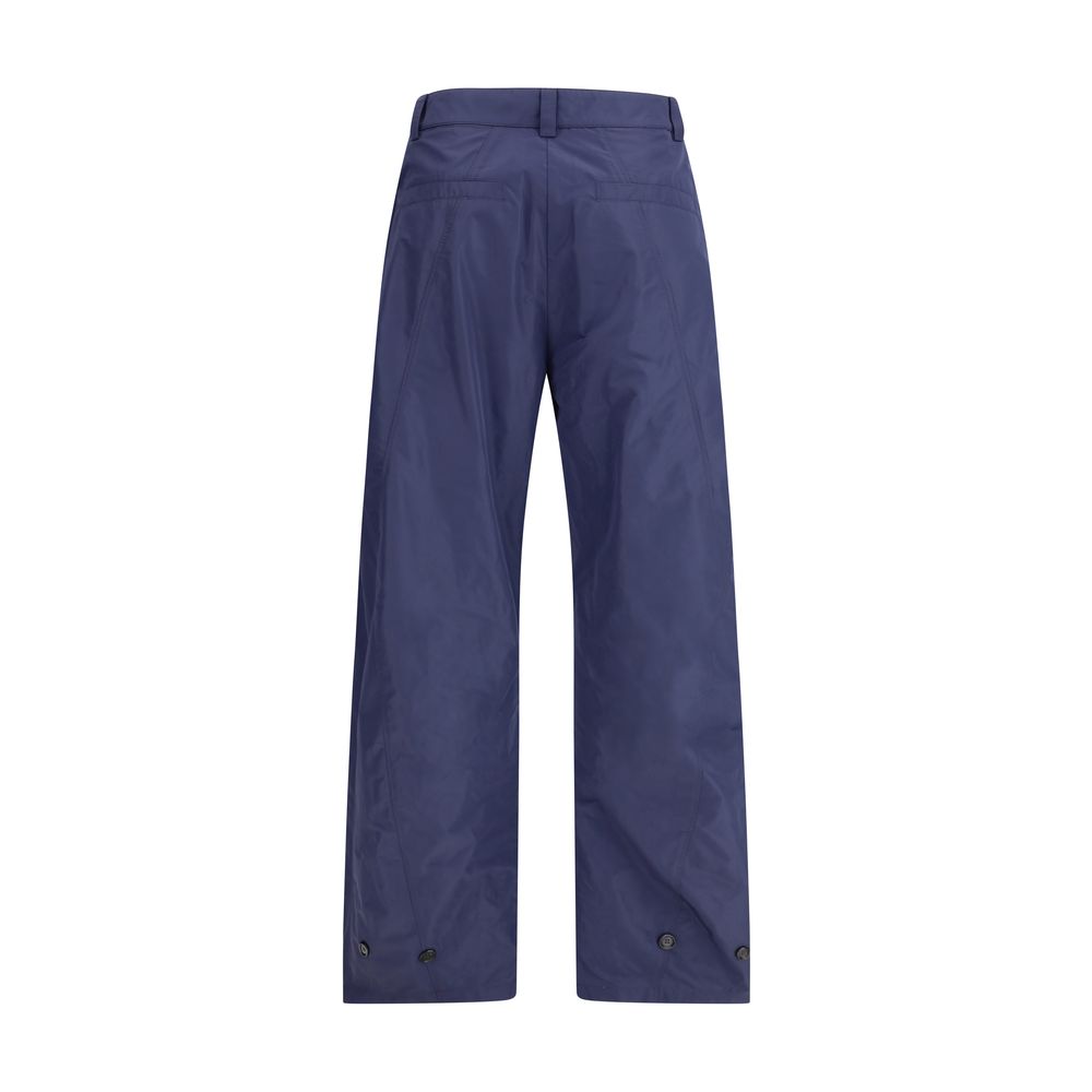 Pantaloni casual PINKO in poliestere blu