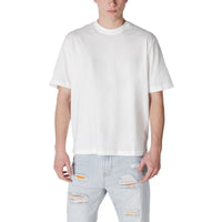 T-shirt blanc en coton Armani Exchange