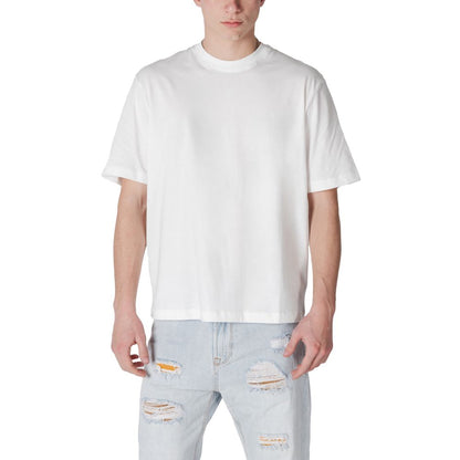 T-shirt blanc en coton Armani Exchange