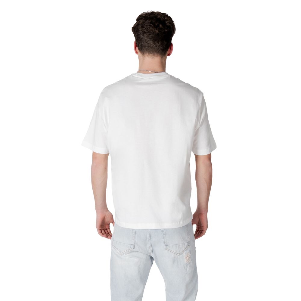 T-shirt blanc en coton Armani Exchange