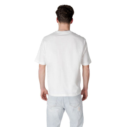 T-shirt blanc en coton Armani Exchange