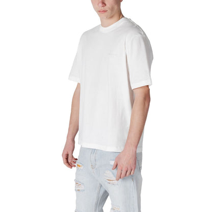 T-shirt blanc en coton Armani Exchange