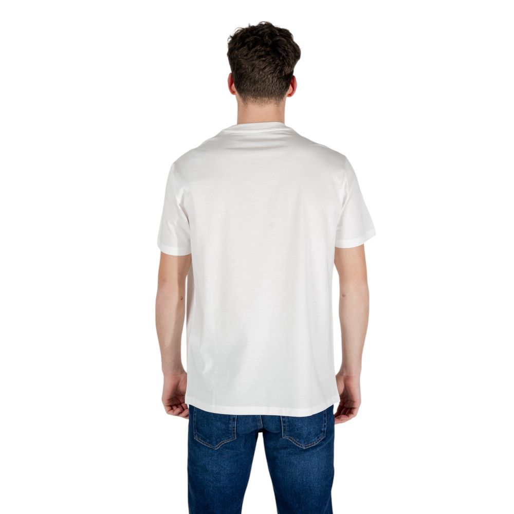 T-shirt bianca in cotone Armani Exchange